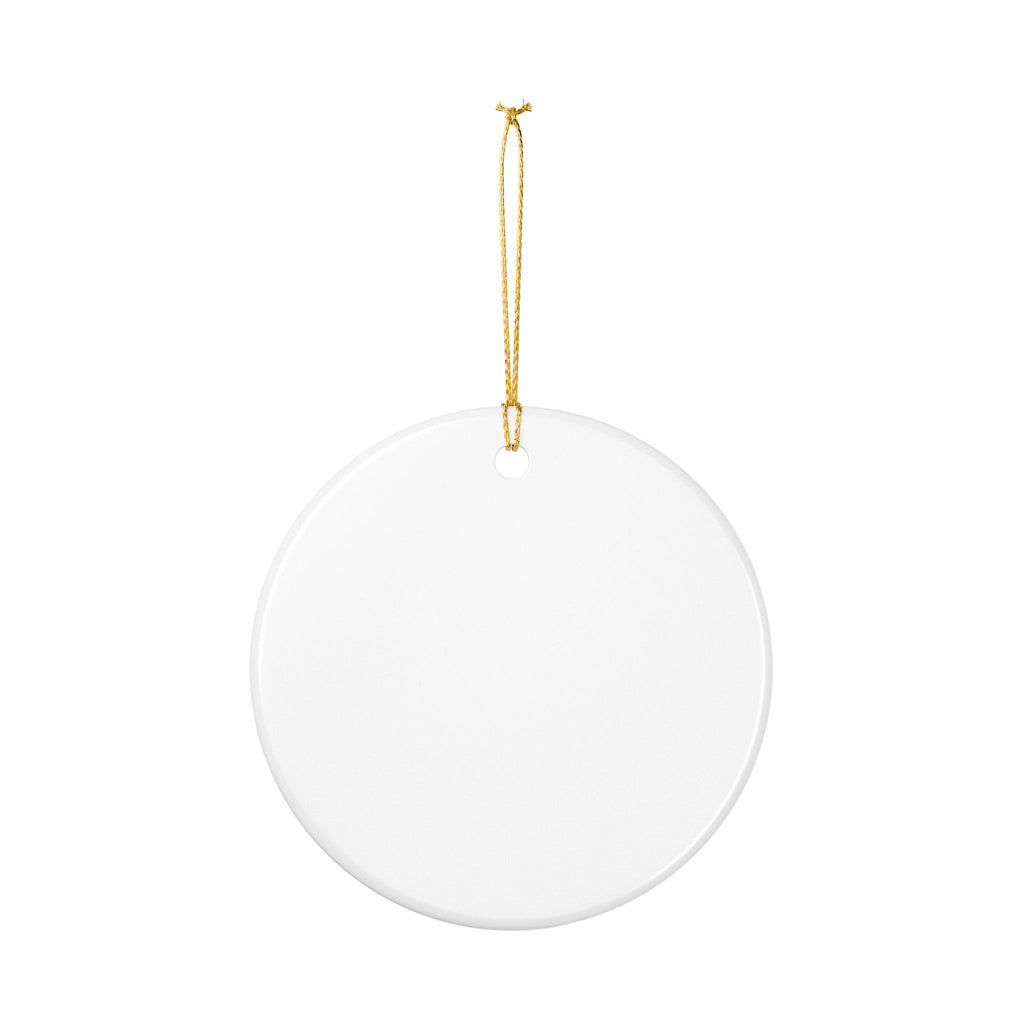 Save the Bees Ceramic Ornament — Eco-Friendly
