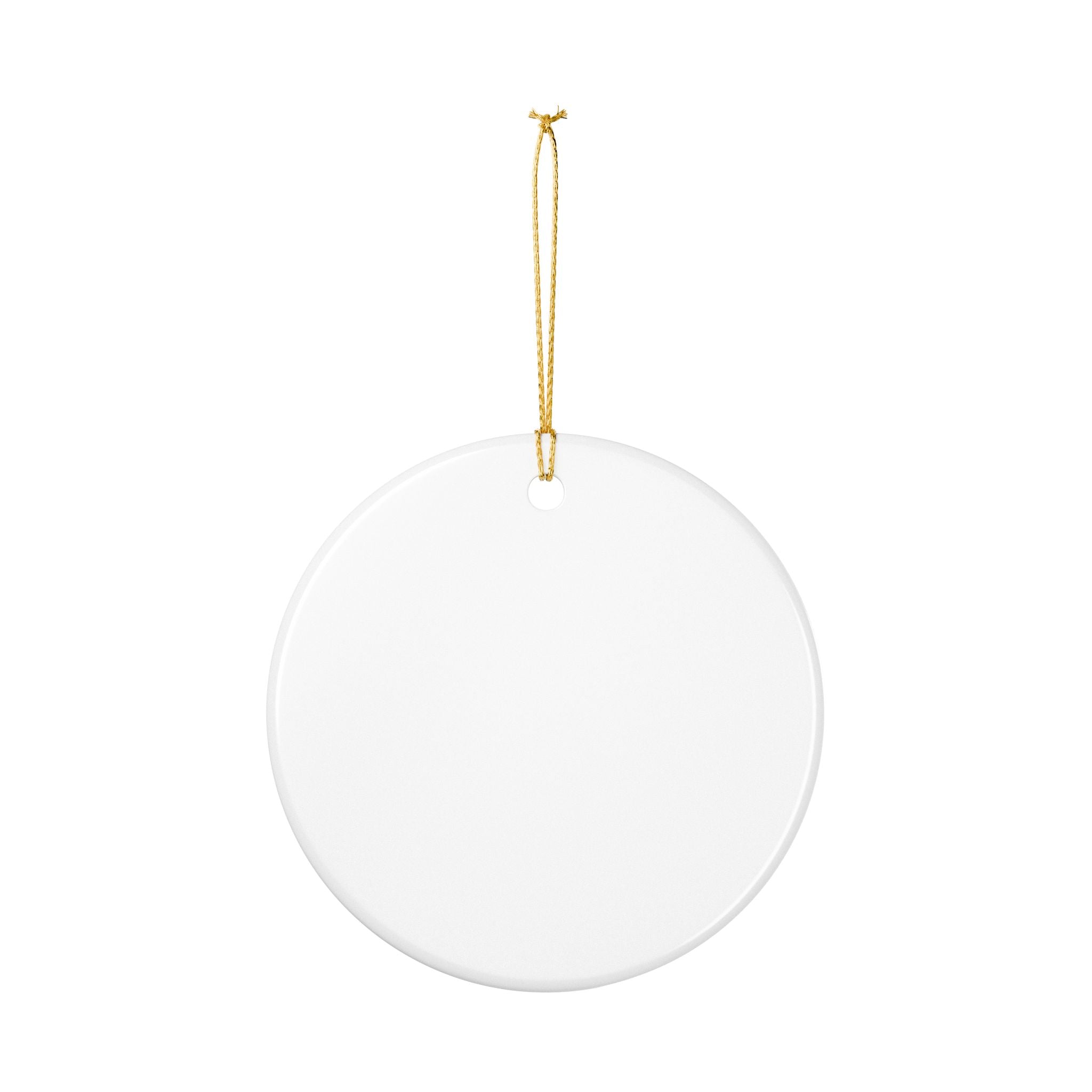 Save the Bees Ceramic Ornament — Eco-Friendly