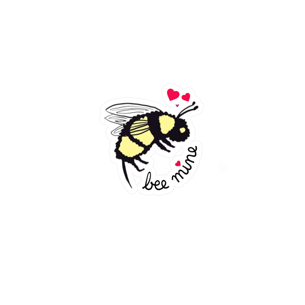 Bee Mine Vinyl Sticker — Kiss-Cut Eco Awareness Decal