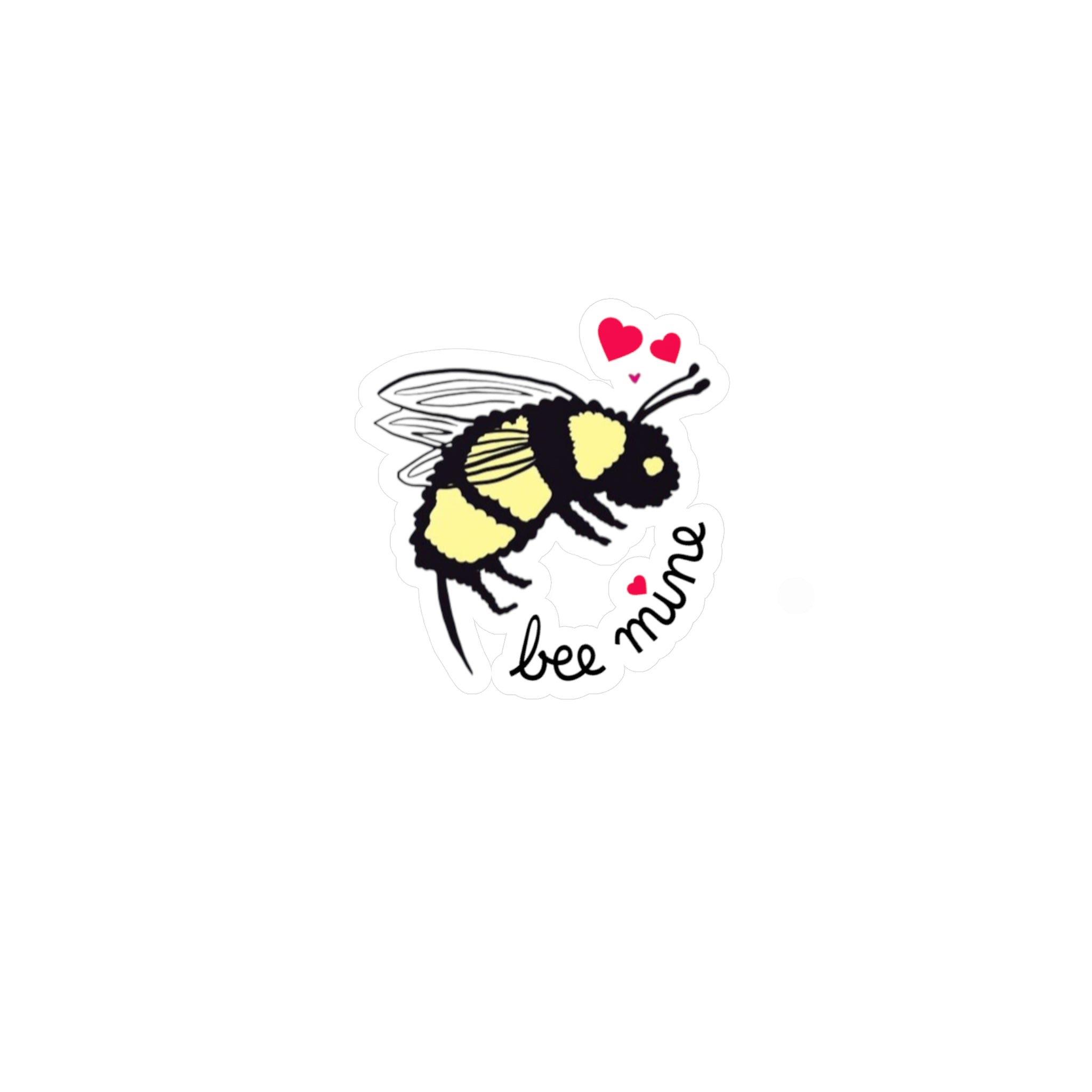Bee Mine Vinyl Sticker — Kiss-Cut Eco Awareness Decal