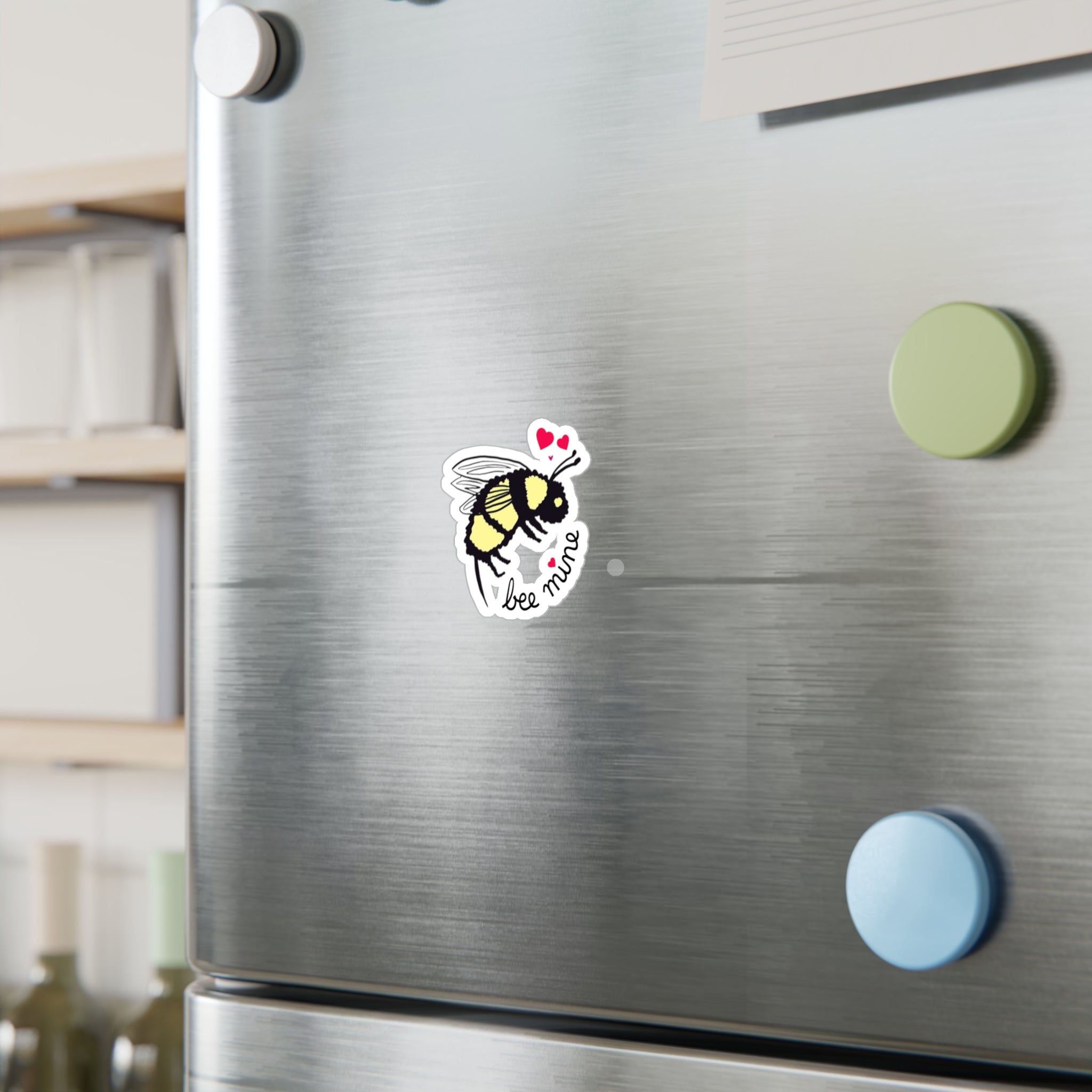 Bee Mine Vinyl Sticker — Kiss-Cut Eco Awareness Decal