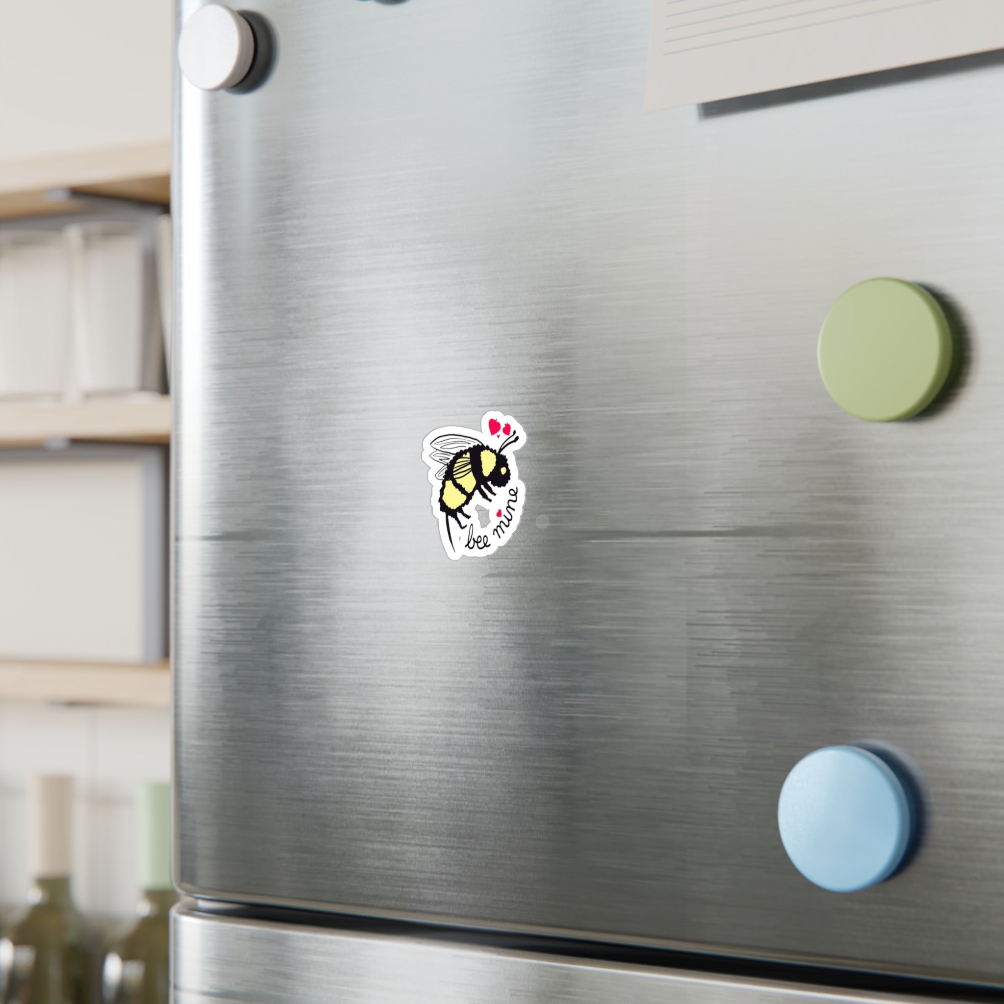 Bee Mine Vinyl Sticker — Kiss-Cut Eco Awareness Decal