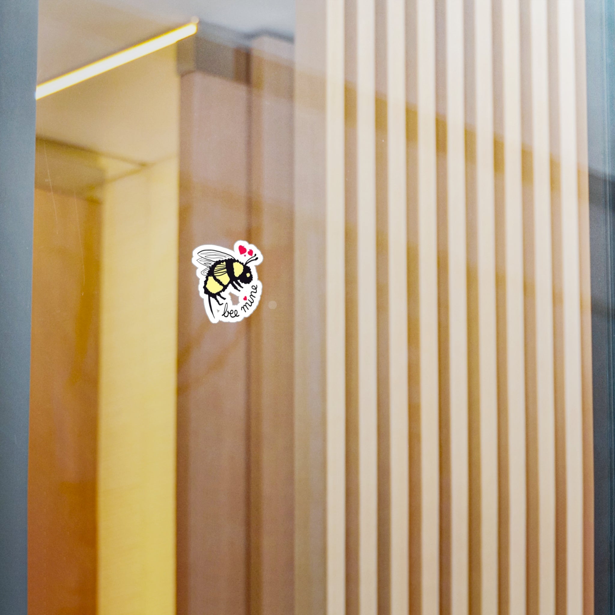 Bee Mine Vinyl Sticker — Kiss-Cut Eco Awareness Decal