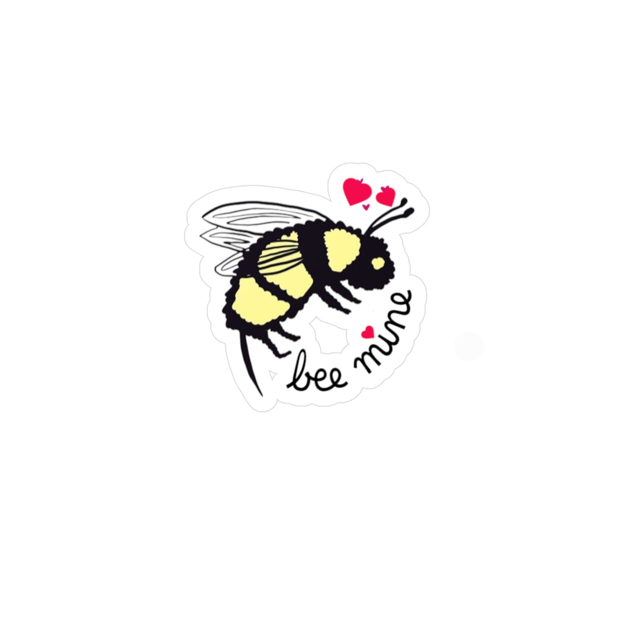 Bee Mine Vinyl Sticker — Kiss-Cut Eco Awareness Decal
