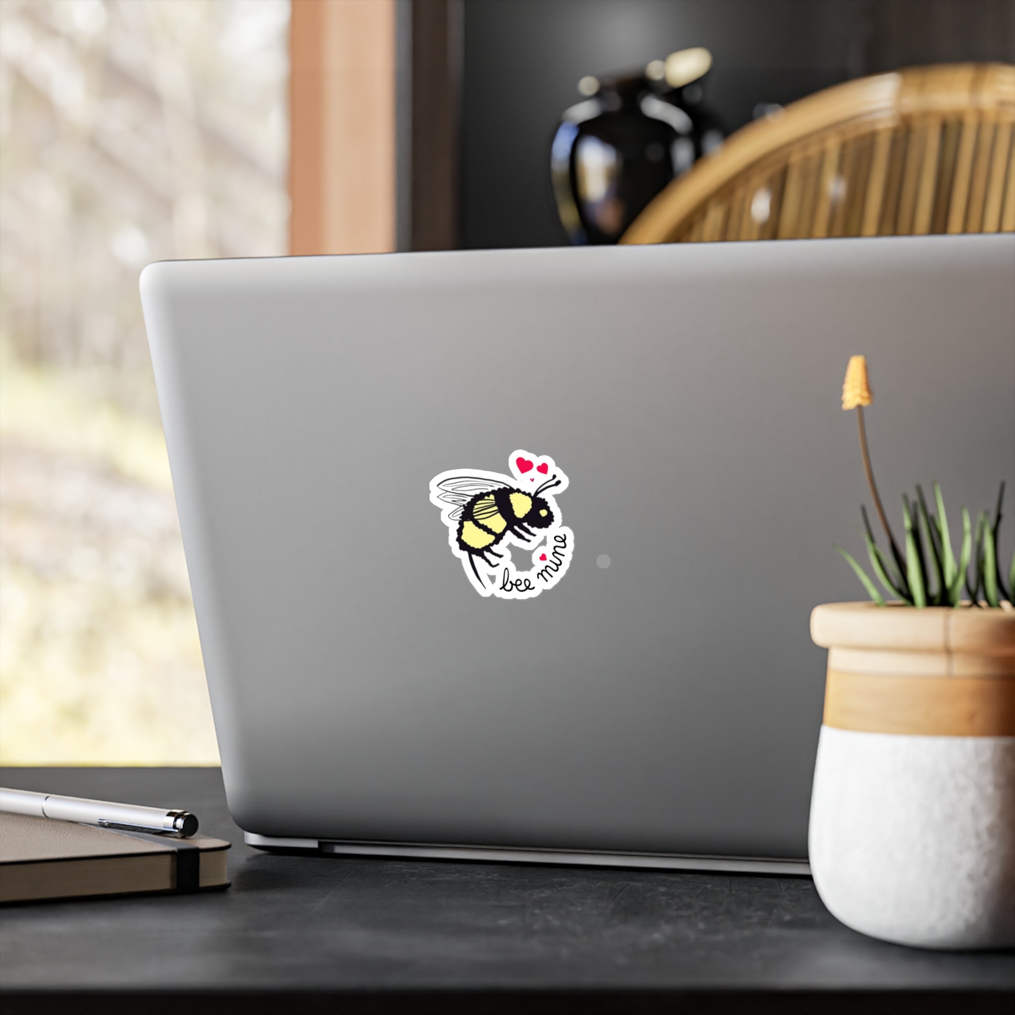 Bee Mine Vinyl Sticker — Kiss-Cut Eco Awareness Decal