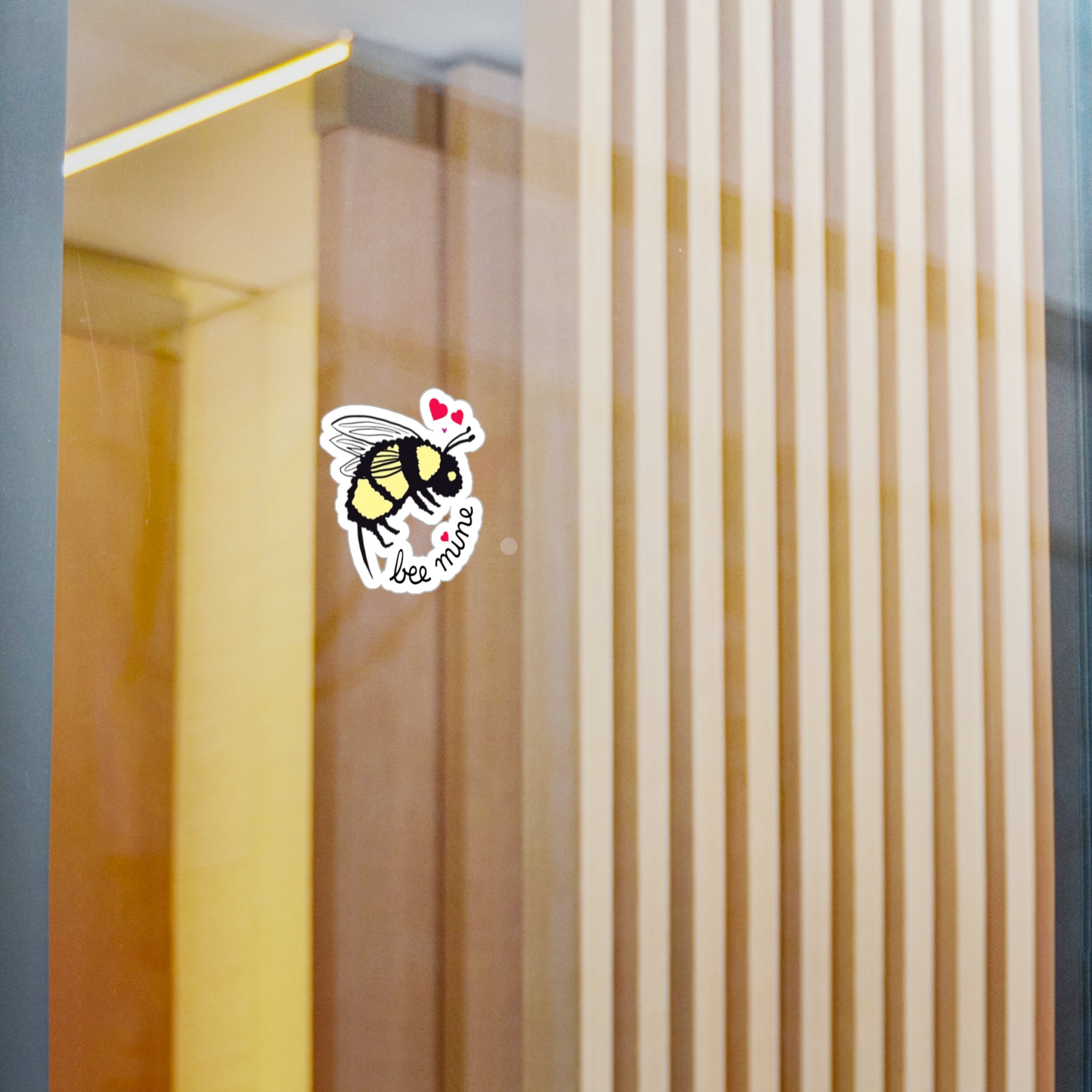 Bee Mine Vinyl Sticker — Kiss-Cut Eco Awareness Decal