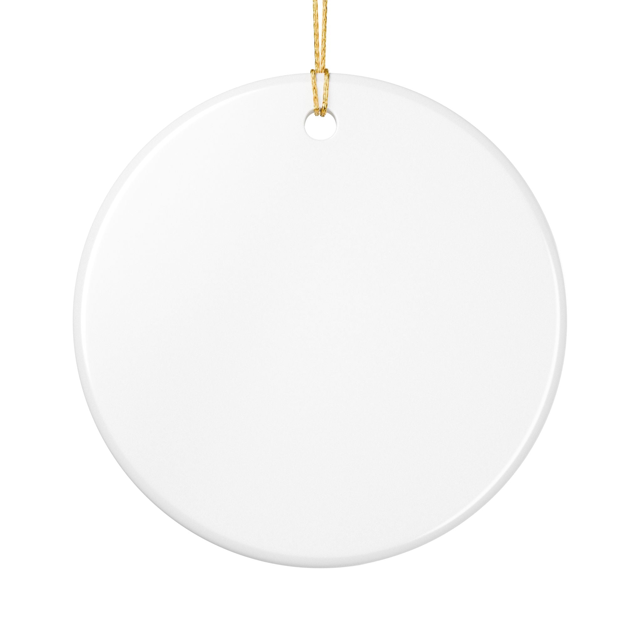 Save the Bees Ceramic Ornament — Eco-Friendly